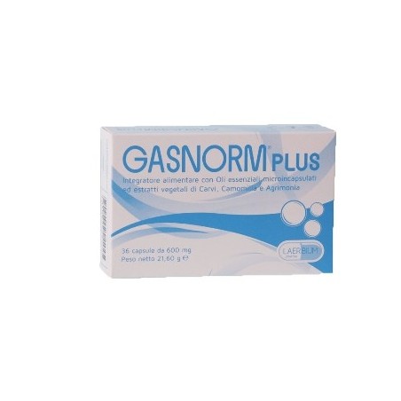 Gasnorm Plus integratore per gas intestinali e motilità 36 Capsule