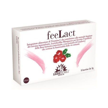 Feelact 8 bustine 24 g - Integratore di vitamine e fermenti lattici