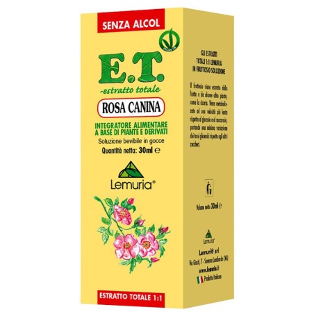 Estratto Totale di Rosa Canina per sostegno e ricostituente dell’organismo 30 ml