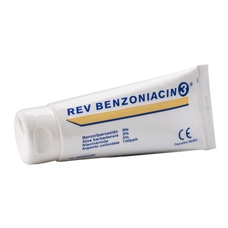 Rev Benzoniacin 3 Crema trattamento topico dell’acne lieve e moderata 100 ml