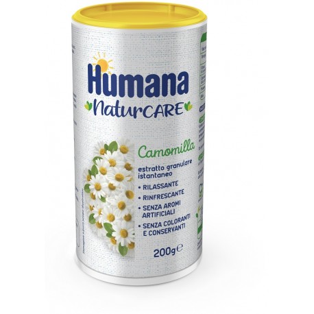 Humana NaturCare Camomilla granulare solubile per tutta la famiglia 200 g