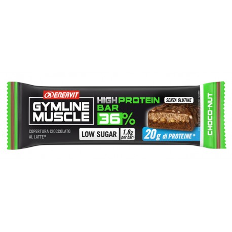 Enervit Gymline Protein Bar 36% Choco Nut barretta proteica 55 g