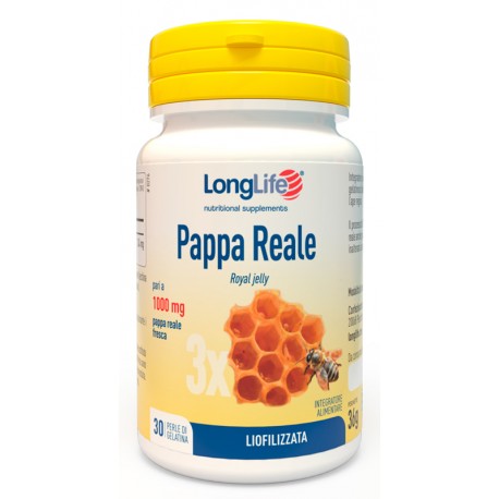 LongLife Pappa Reale 1000 mg integratore ricostituente 30 perle