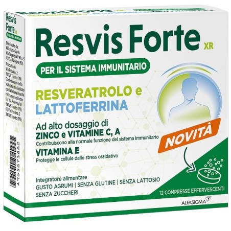 Resvis Forte xr - 12 compresse effervescenti