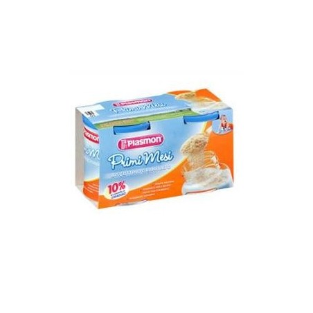 Plasmon Primi Mesi Biscottino granulato solubile per biberon 2 pezzi da 374 g