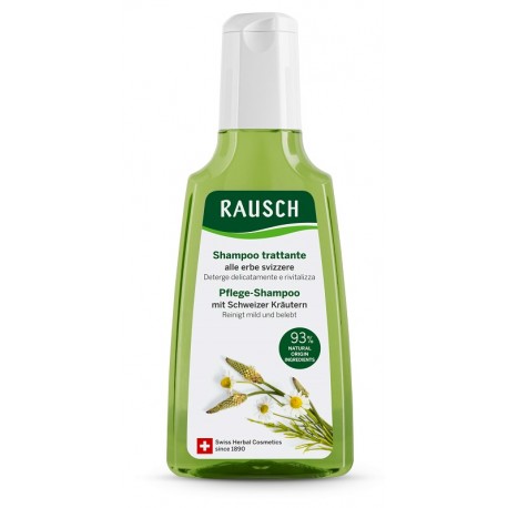 Rausch Shampoo Trattante alle Erbe Svizzere per Capelli Sani 200ml