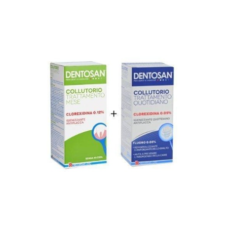 DENTOSAN COLLUTORIO BIPACK 0,12% MESE 200 ML + 0,05% QUOTIDIANO 200 ML