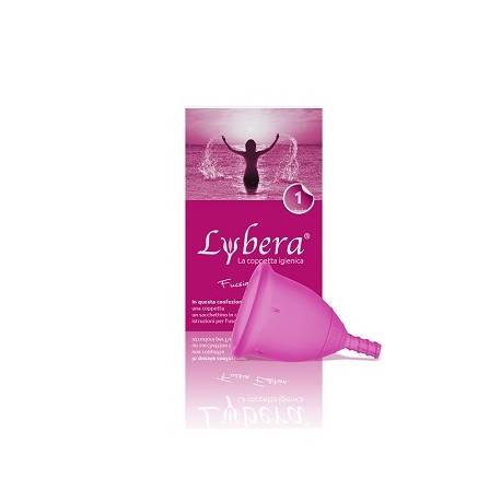 Lybera Coppetta Mestruale igienica Fucsia taglia 2