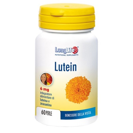 Longlife Lutein 6 mg integratore antiossidante per il benessere della vista 60 perle