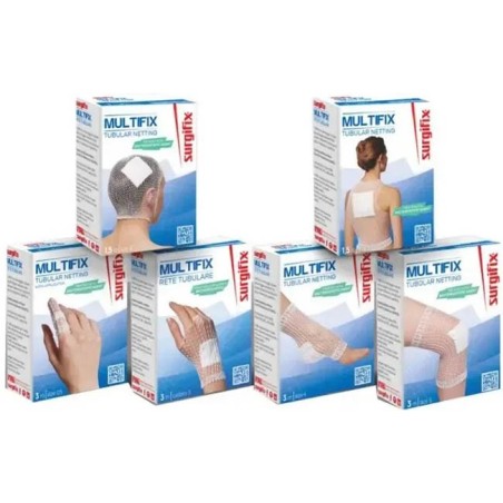 Surgifix Multifix Sanitized medicazione tubolare per braccio piede gomito 4 x 300 cm 1 pezzo