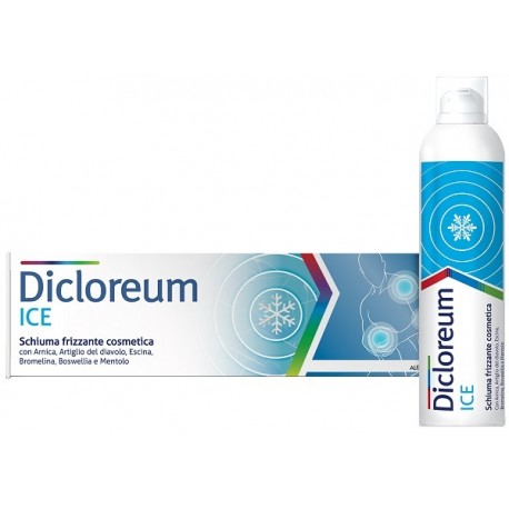 Dicloreum Ice Schiuma frizzante effetto freddo per traumi e contusioni 150 ml