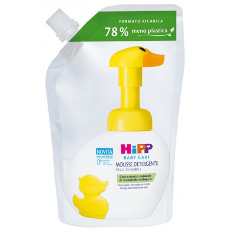 Hipp Mousse Detergente viso e corpo per bambini ricarica Paperella Fun  250 ml