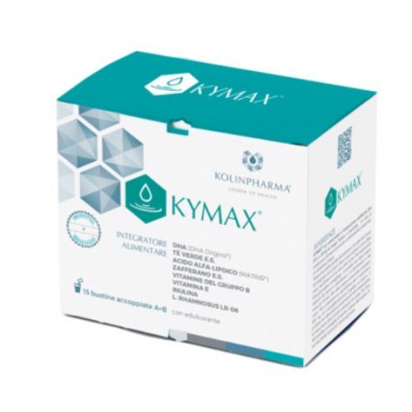 Kymax integratore antiossidante per sistema nervoso 15 bustine accoppiate a+b