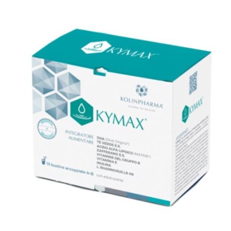 Kymax integratore antiossidante per sistema nervoso 15 bustine accoppiate a+b