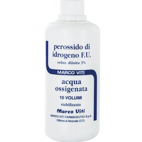 Marco Viti Acqua ossigenata 10 volumi per disinfezione 200 ml