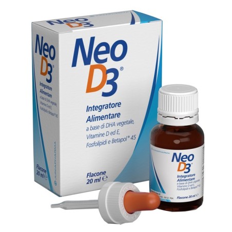 Junia Pharma Neod3 integratore in gocce per ossa e difese 20 ml