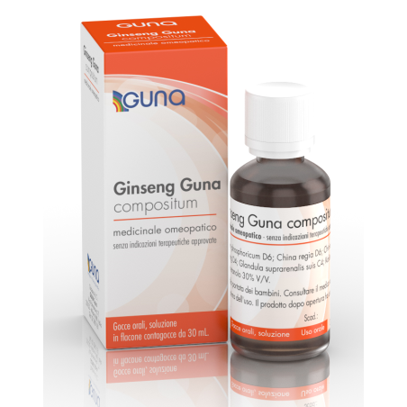 Ginseng Guna Compositum gocce orali medicinale omeopatico soluzione in gocce 30 ml