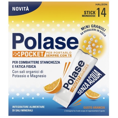 Polase Pocket 14 stick - Integratore di magnesio e potassio in stick orosolubili