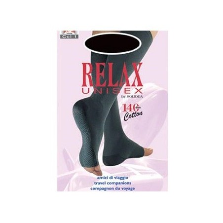 RELAX UNISEX 140 GAMBALETTO COTTON PUNTA APERTA NATUR 2 M