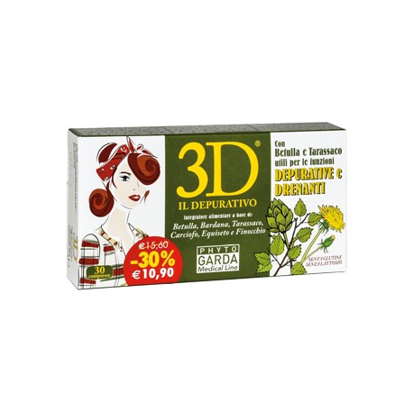 Named 3d Il Depurativo integratore drenante depurativo 30 compresse