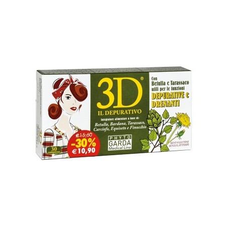 Named 3d Il Depurativo integratore drenante depurativo 30 compresse