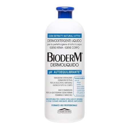 Bioderm Dermoliquido Ph Autoequilibrante emulsione detergente intima e corpo 1000 ml