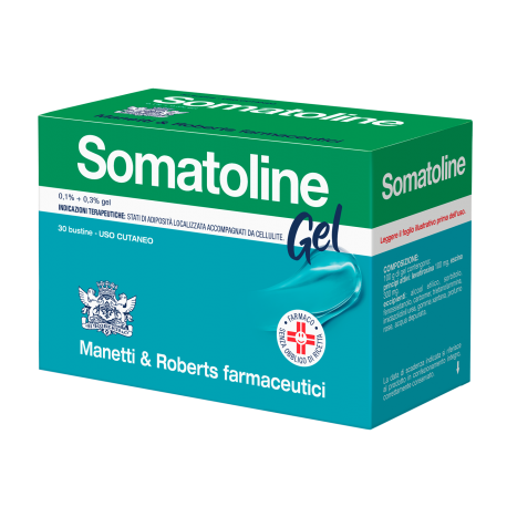 Somatoline Anticellulite 30 Bustine - Gel rapido assorbimento 0,1+0,3%