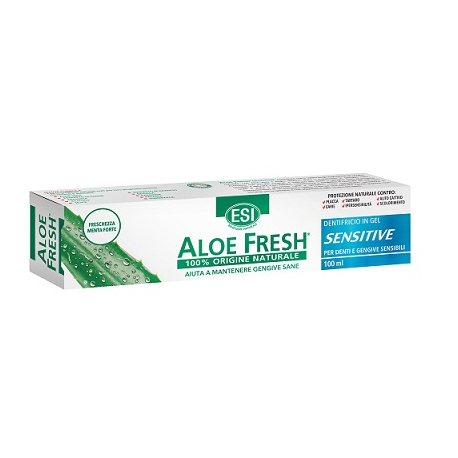 ESI Aloe Fresh Sensitive Retard dentifricio lenitivo gengive sanguinanti 100 ml