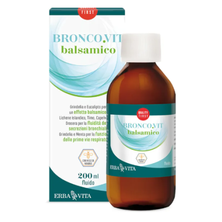 Erba Vita Broncovit Balsamico sciroppo per le vie respiratorie 200 ml