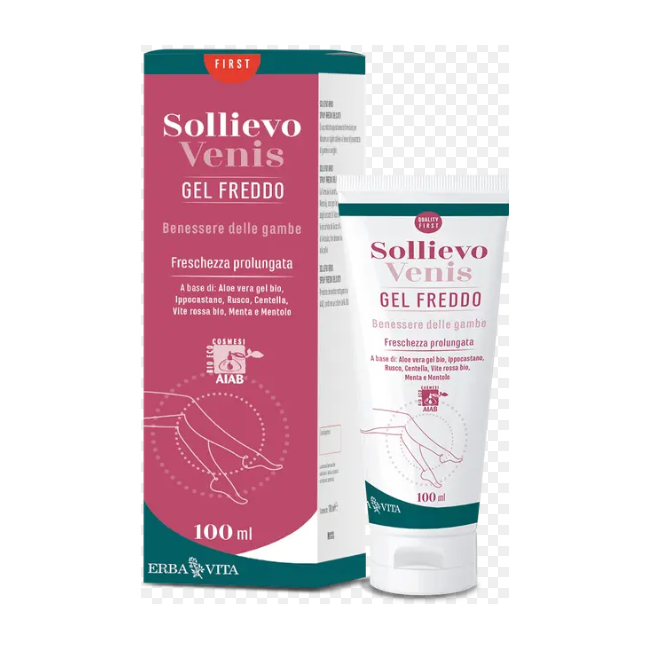 Erba Vita Sollievo Venis Crema gel defaticante fredda gambe gonfie 100ml