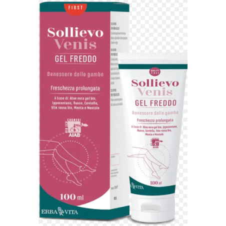 Erba Vita Sollievo Venis Crema gel defaticante fredda gambe gonfie 100ml