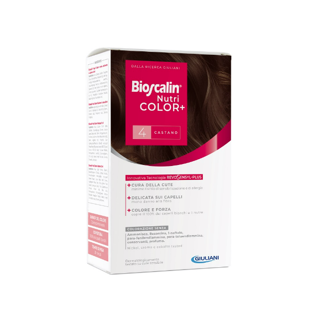 Bioscalin Nutricolor Plus 4 Castano Tinta permanente per capelli