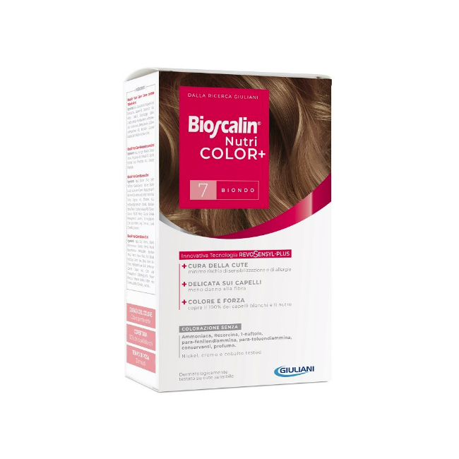 Bioscalin Nutricolor Plus 7 Biondo Tinta permanente per capelli