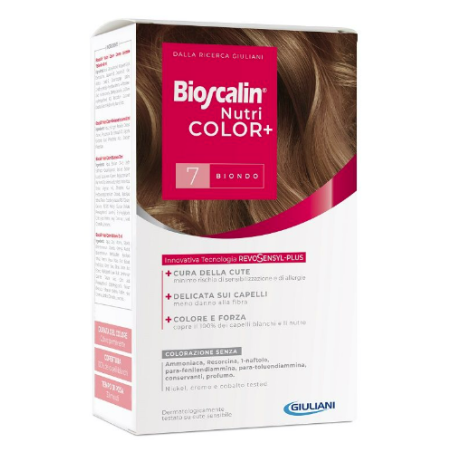 Bioscalin Nutricolor Plus 7 Biondo Tinta permanente per capelli