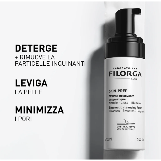 Filorga Skin Prep Mousse detergente viso enzimatica illuminante 150 ml