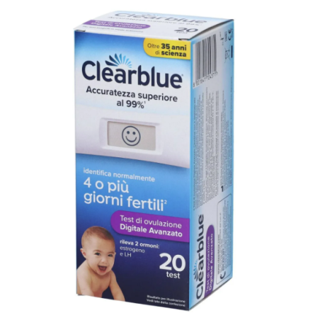 Clearblue 10test di ovulazione digitale avanzato con doppio indicatore