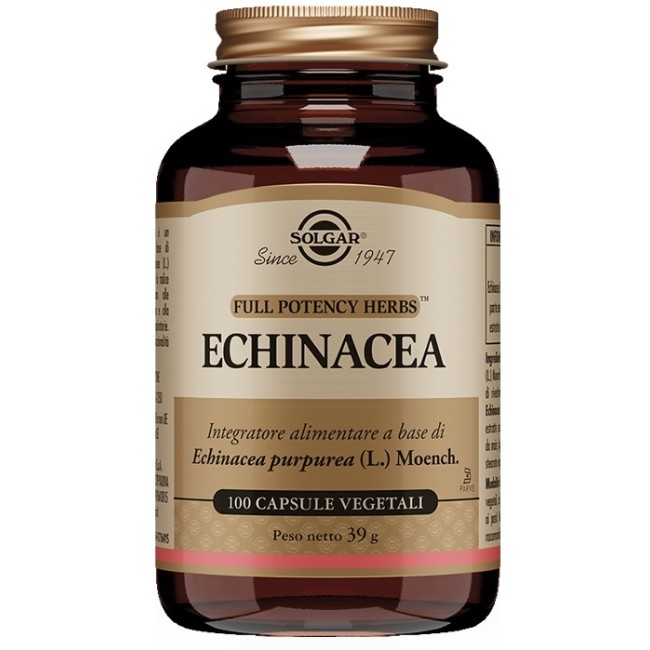 Solgar Echinacea Integratore per il raffreddore 100 Capsule