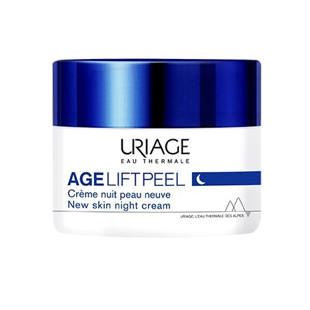 Uriage Age Protect Crema Viso Notte Peeling Illuminante 50 ml