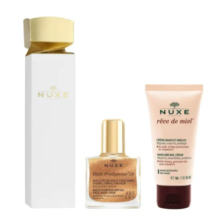 Nuxe Cracker Reve De Miel crema mani e Huile Prodigieuse