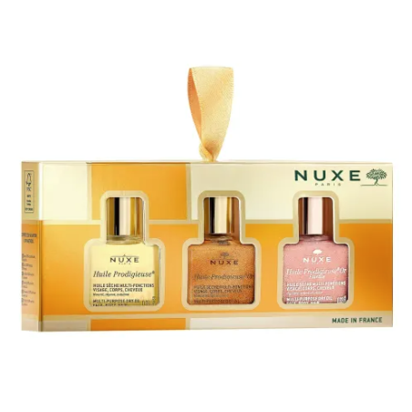 Nuxe Les 3 Prodigieux cofanetto regalo mini Huile Prodigieuse 10 ml