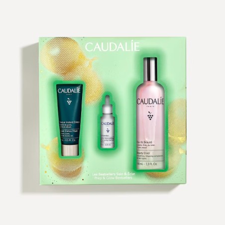 Caudalie Trio Trattamento & Illuminante Acqua di bellezza 100 ml + OMAGGI