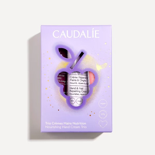 Caudalie Cofanetto Trio Creme mani e unghie idratanti profumate 30 ml