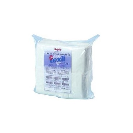 Texil garza idrofila non sterile in cotone per medicazioni 20x20 cm 1 kg