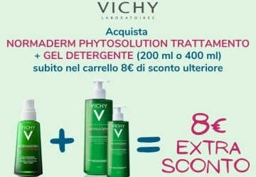 Promozione Vichy Normaderm: -8€ sul tuo ordine - PROMOZIONE TERMINATA