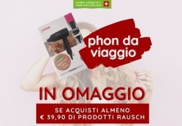 Phon da viaggio in omaggio con Rausch - PROMOZIONE TERMINATA