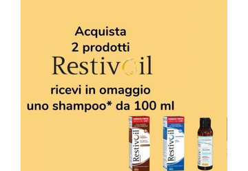 Restivoil: acquista 2 prodotti, ti regaliamo uno shampoo!