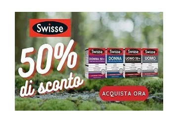 Swisse Multivitaminici al 50% di sconto - PROMOZIONE TERMINATA