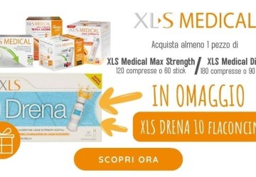 Ricevi XLS Drena 10 flaconcini in omaggio! - OFFERTA TERMINATA