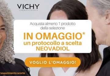 30% su una selezione Vichy e in omaggio il protocollo Neovadiol - OFFERTA TERMINATA