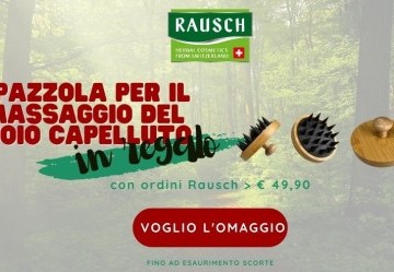 Spazzola massaggiante e stimolante per il cuoio capelluto IN REGALO! - PROMOZIONE TERMINATA